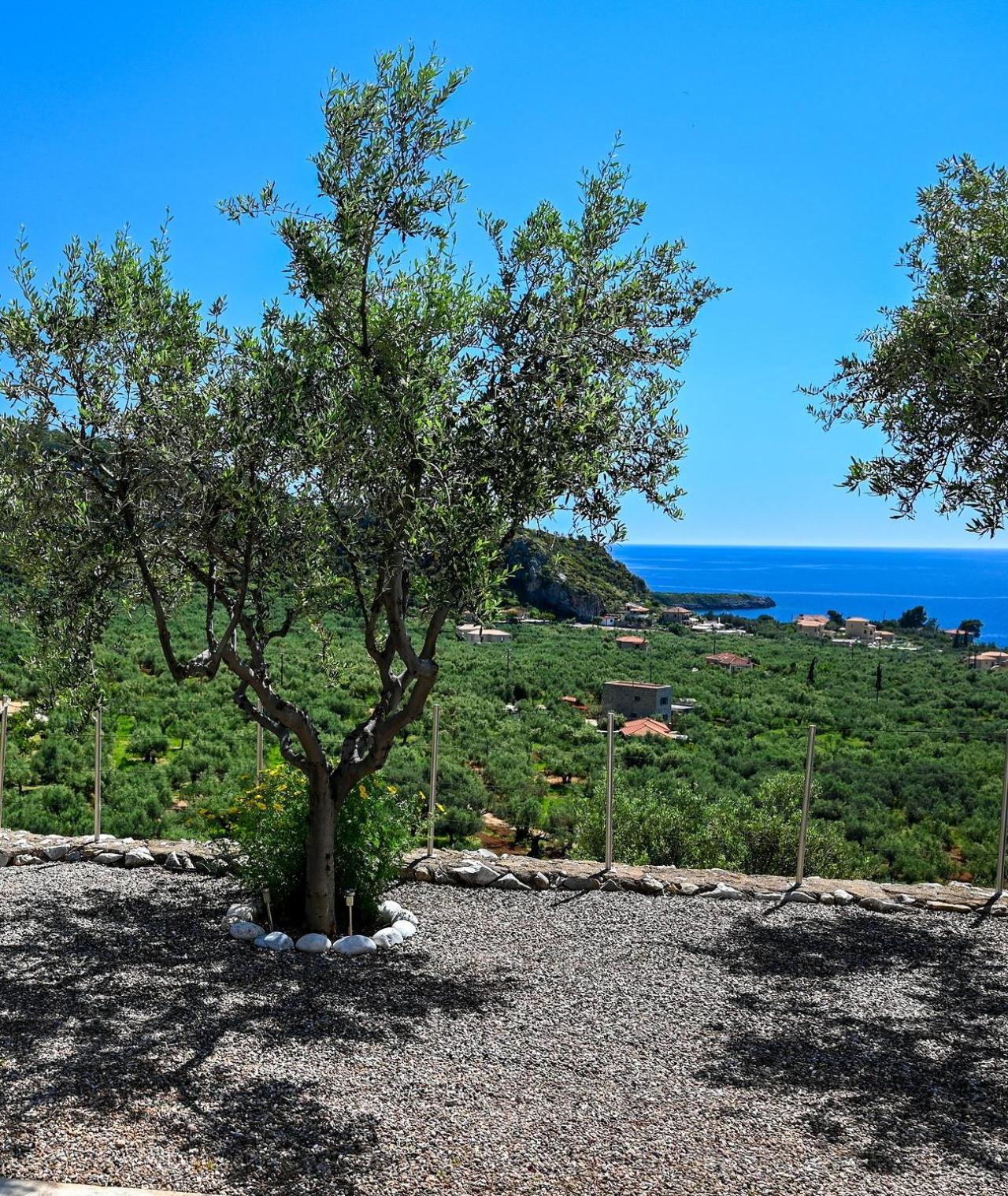 Athina'S Stone House In Kardamyliヴィラ エクステリア 写真